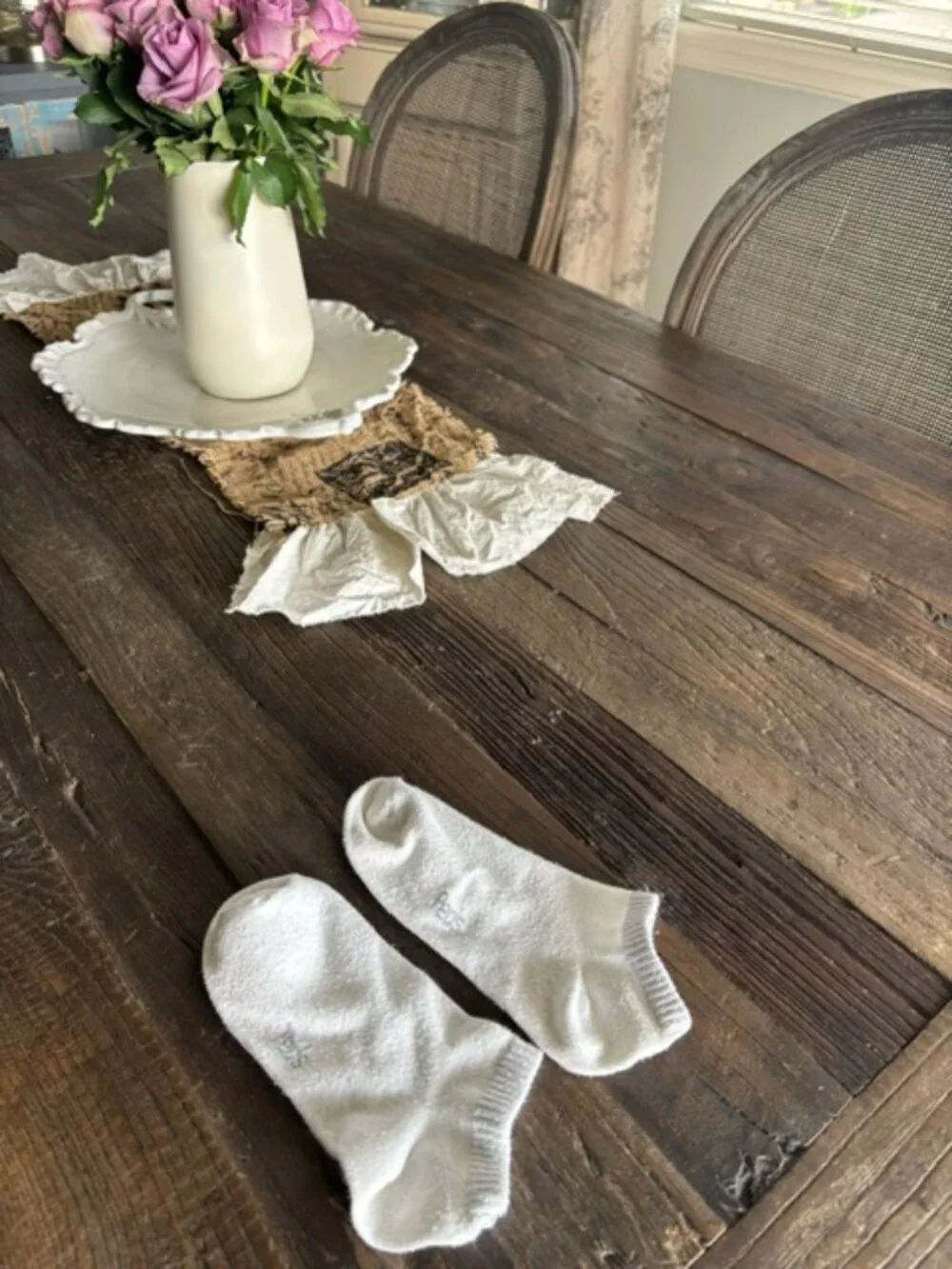 Peds no-show athletic ankle socks - white - women's - SALE!